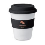 Branded PP tumbler with silicone lid