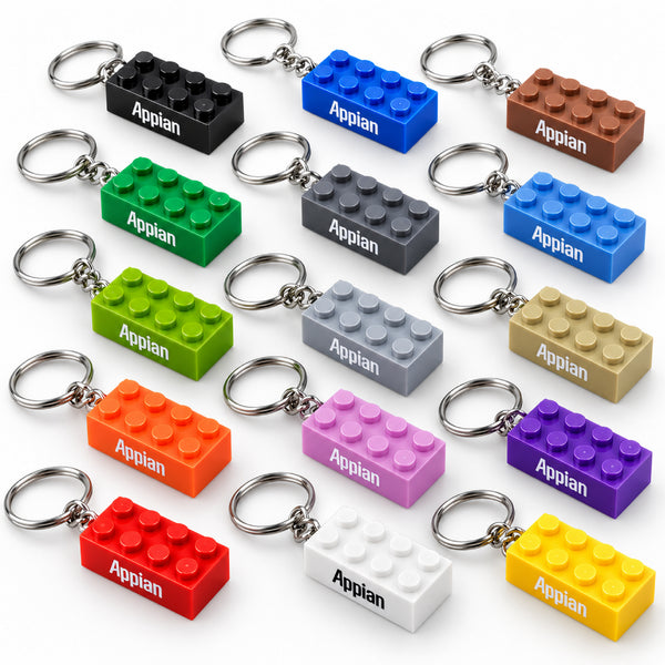 Building Brick Keyring