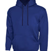 Branded Contrast Hooded Sweatshirt