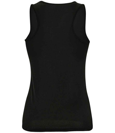 SOL'S Ladies Sporty Performance Tank Top Black