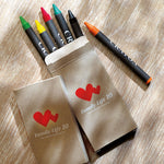 Branded Carton of 6 wax crayons