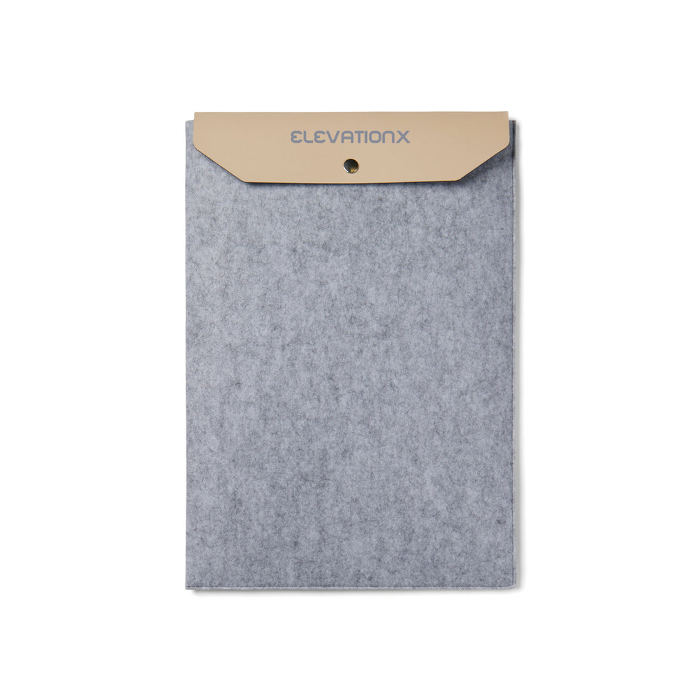 Branded VINGA Albon GRS recycled felt 17" laptop sleeve