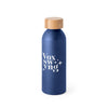 QUETA. Aluminium bottle with bamboo lid 550 mL