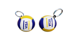 Branded Football Keyring