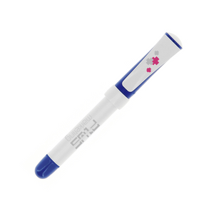 BIC® XS Finestyle, White/Blue with Blue Ink