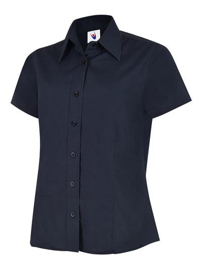 Branded Ladies Poplin Half Sleeve Shirt