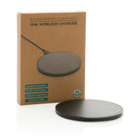 Branded RCS standard recycled plastic 10W wireless charger