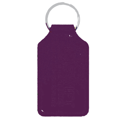 Branded Long Square Shaped Keyfob