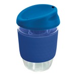 Branded Glass Coffee Cup with Silicone Band - Kiato Cup