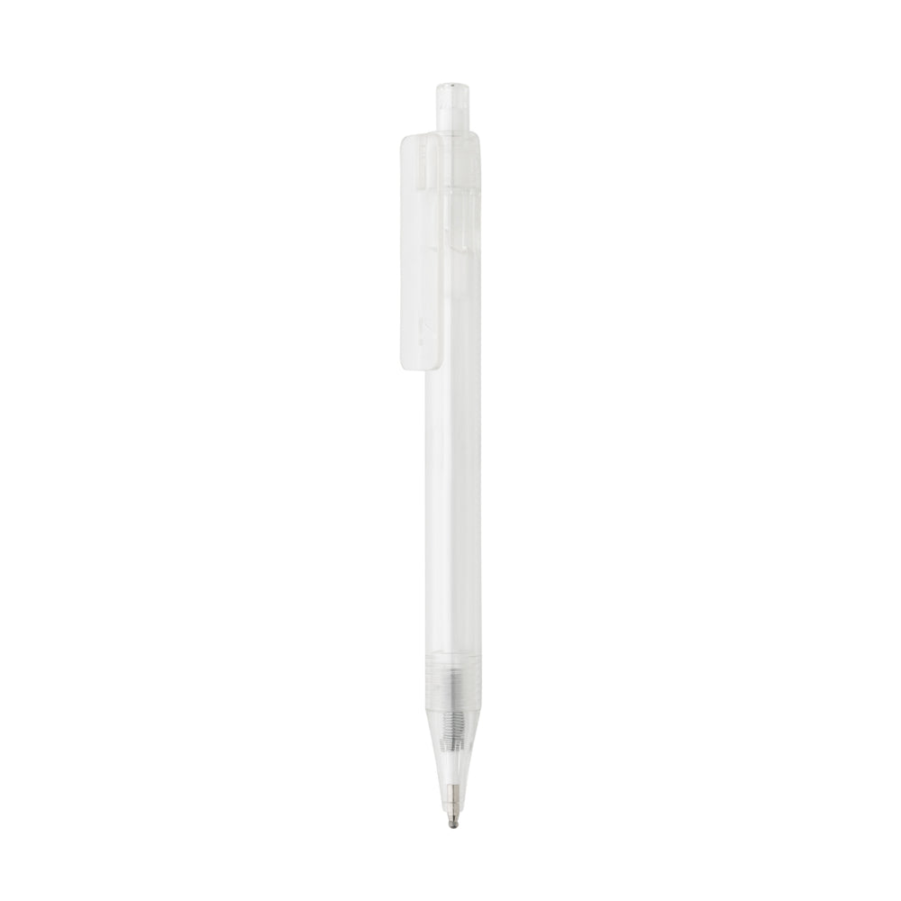 Branded GRS RPET X8 transparent pen