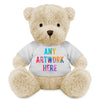 Printed 18cm James III Bear - White T-shirt