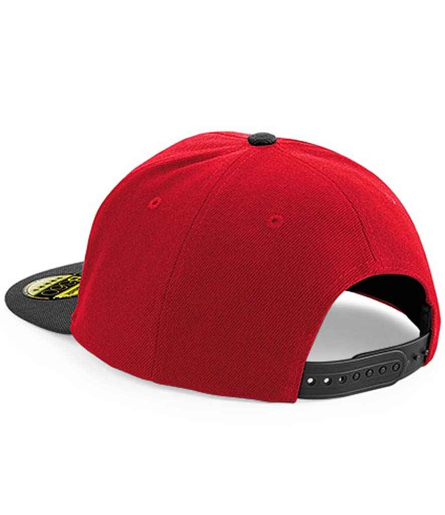 Branded Beechfield Original Flat Peak Snapback Cap