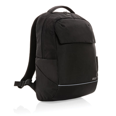 Branded Swiss Peak Brooke AWARE™ RPET daily 15.6" laptop backpack