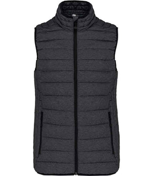 Kariban Ladies Lightweight Padded Bodywarmer Marl Dark Grey