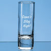 Branded 60ml Tall Heavy Base Shot Glass