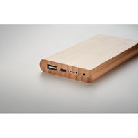 Bamboo Wireless Charging Power Bank - 6000 mAh