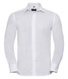 Russell Collection Long Sleeve Tailored Oxford Shirt