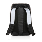 Branded PU high visibility easy access 15.6" laptop backpack