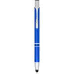 Moneta anodized aluminium click stylus ballpoint pen