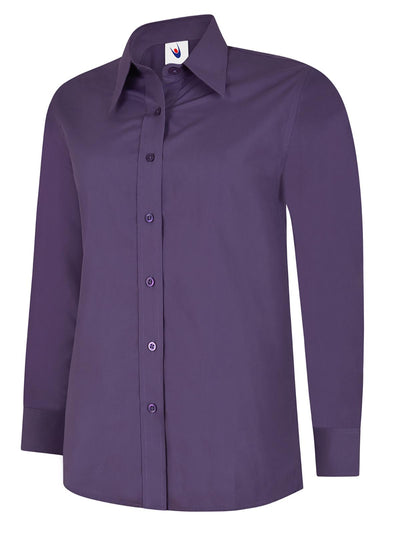 Branded Ladies Poplin Full Sleeve Shirt