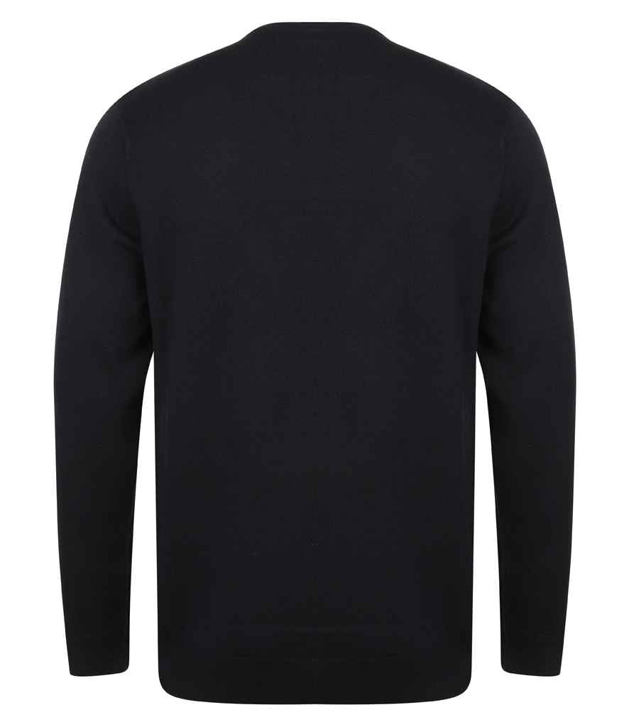 Branded Henbury Lightweight Cotton Acrylic Crew Neck Sweater
