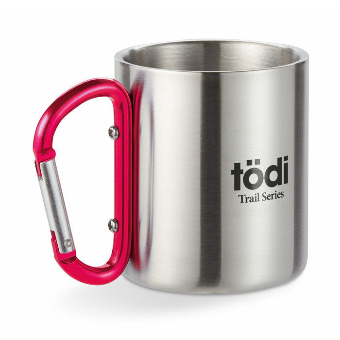 Branded Metal mug & carabiner handle