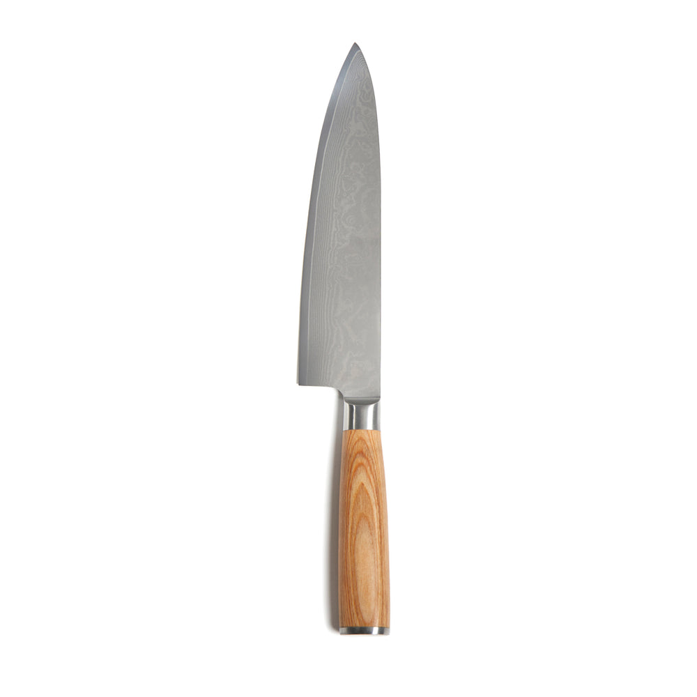 Branded VINGA Hattasan Damascus chef’s edition knife