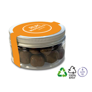 100ml Clear Pot with Chocolate Covered Raisins