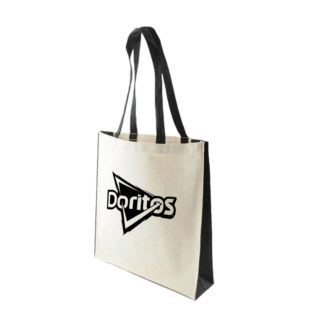 10oz Canvas Bag with Dyed Gussets - Folly Black