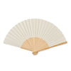 Branded Manual hand fan with bamboo handle