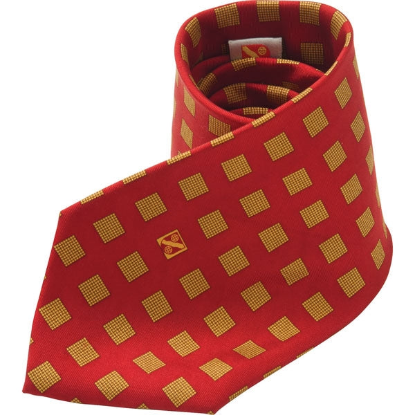 Branded Screen Printed Polyester Tie