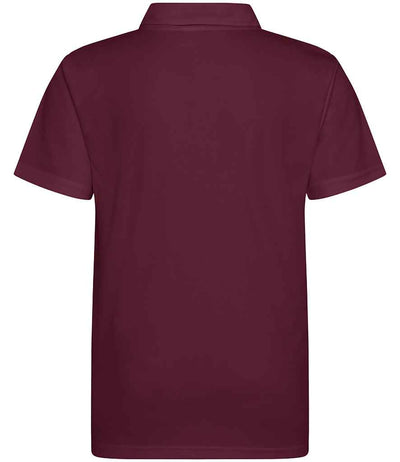 AWDis Kids Cool Polo Shirt Burgundy