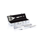 Branded 3 pcs barbecue set in aluminium box