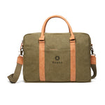 Branded VINGA Bosler RCS recycled canvas computer bag 17"