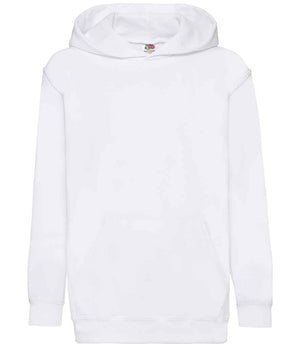 Fruit of the Loom Kids Classic Hooded Sweatshirt White