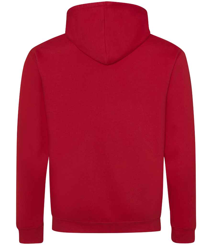 AWDis Varsity Zoodie Fire Red/Arctic White