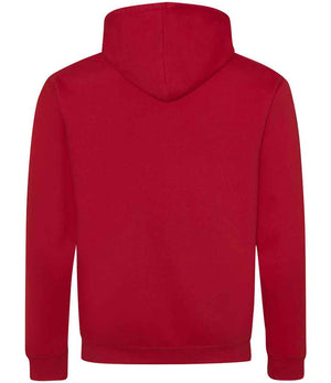 AWDis Varsity Zoodie Fire Red/Arctic White