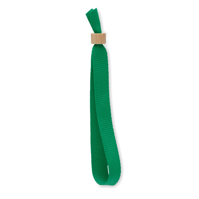 Branded RPET polyester wristband