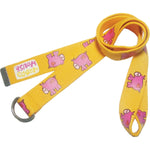 Branded Polyester Canvas Belt with Double D-Ring Fastening
