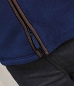 Premier Artisan Fleece Gilet Navy/Brown