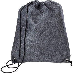Gear RPET felt drawstring backpack