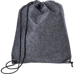 Branded Gear RPET felt drawstring backpack