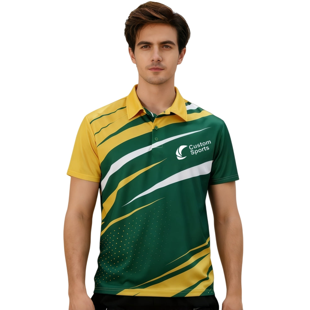 100% Polyester Sublimated Sports Polo
