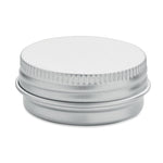 Branded Vegan lip balm in round tin