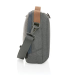 Branded Impact AWARE™ 300D two tone deluxe 15.6" laptop bag