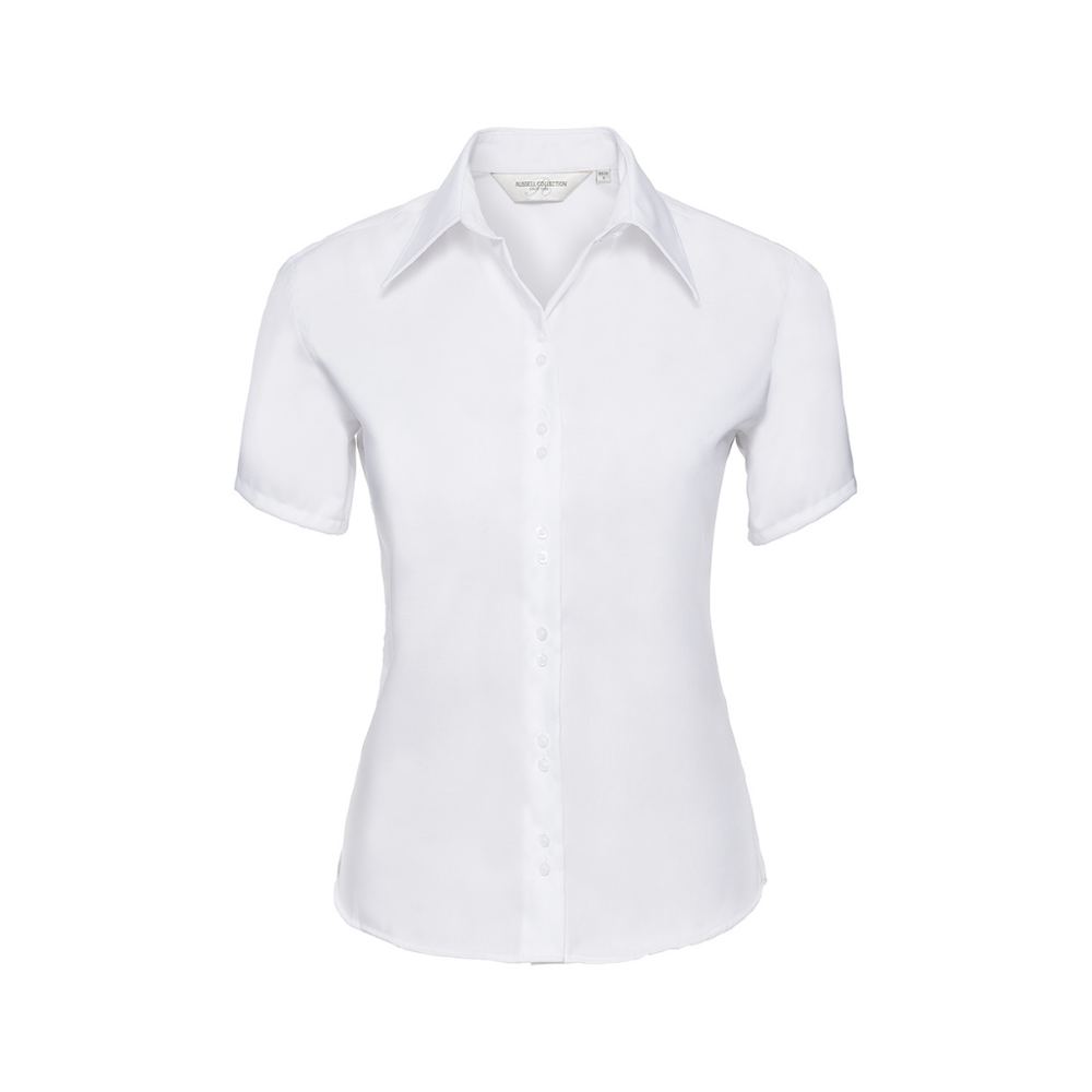 Russell Collection Ladies Short Sleeve Ultimate Non-Iron Shirt