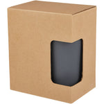 Branded Nordia 400 ml double-wall recycled mug