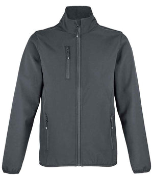 SOL'S Ladies Falcon Recycled Soft Shell Jacket Charcoal