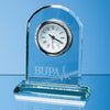 Branded 15cm Jade Glass Arch Clock
