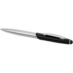 Branded Geneva stylus ballpoint pen and rollerball pen set